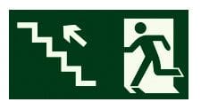 Placa S10 - 380x190 mm - Saída Escada Sobe Esquerda